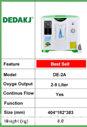 DEDAKJ DE2A OXYGEN MACHINE